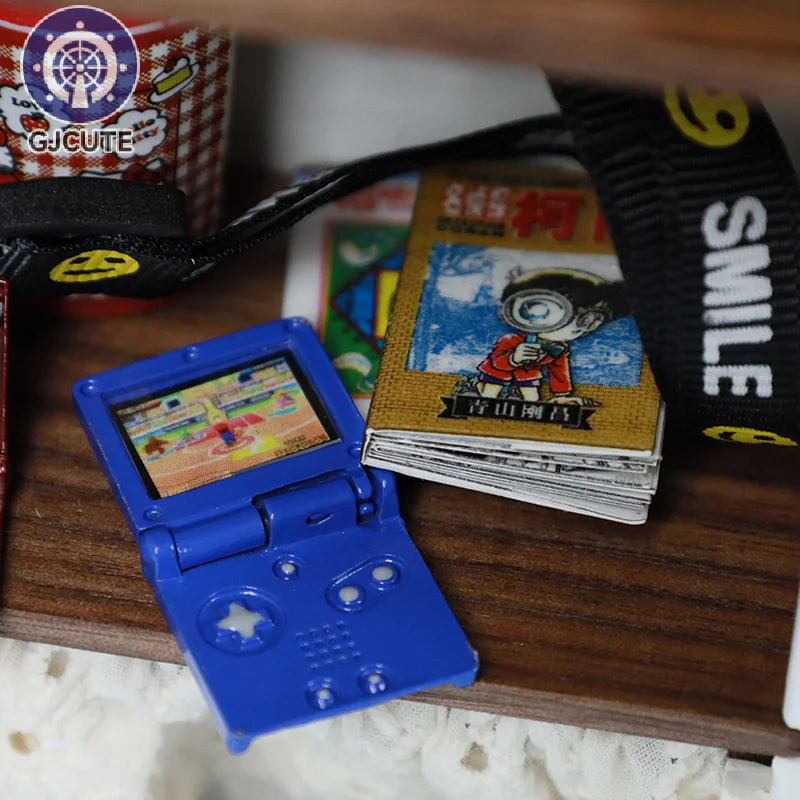 Dollhouse Compatible Miniature Game Console Model, Ideal for Decoration and Prop Photography