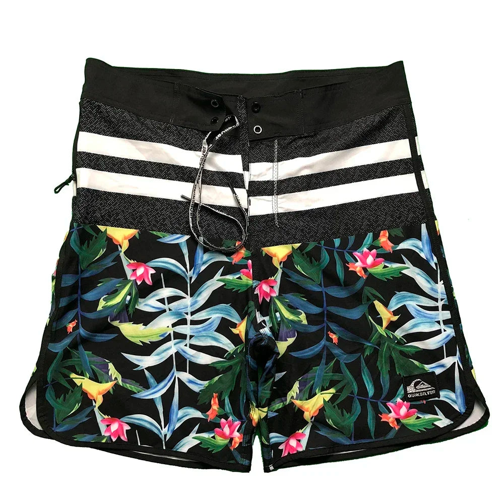 Print men's swimming trunks beach board shorts holiday gym casual shorts sports surf shorts outdoor sports pants Workout pants