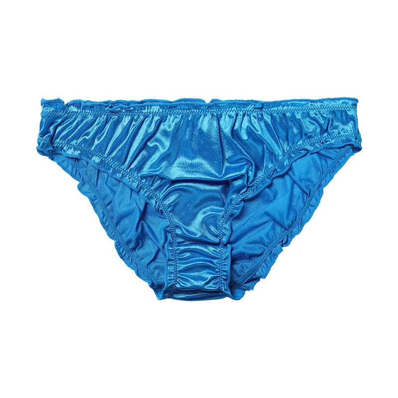 Women's panties Sexy Super Stretch Underpants Female Lingerie Low-Waist Satin Briefs Breathable And Comfortable Underwear