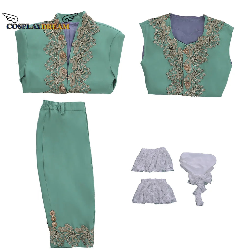 18th Century Colonial Outfit Men's Medieval Uniform Noble Court Rococo Medieval Cosplay Costume Retro Halloween Costume