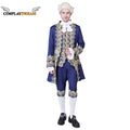 18th Century Colonial Outfit Men's Medieval Uniform Noble Court Rococo Medieval Cosplay Costume Retro Halloween Costume