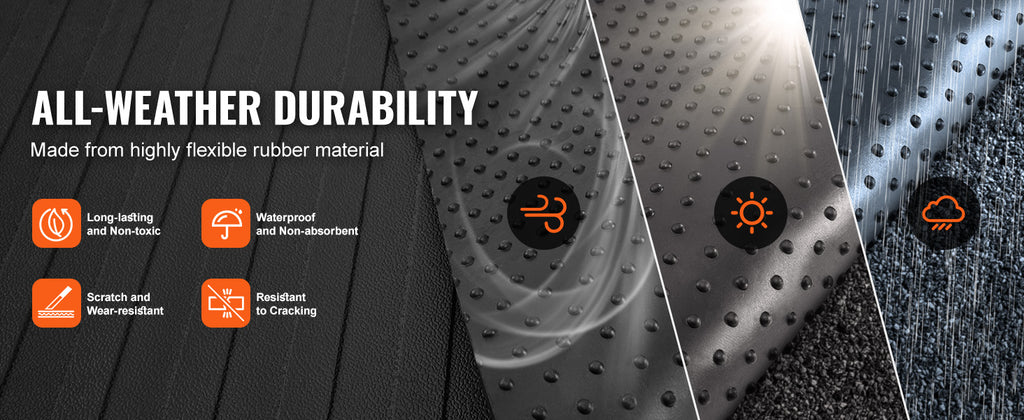 SucceBuy Truck Bed Mat Fits for 2015-2023 Ford F150 5.5 ft Short Bed 66.5"x64" Rubber Truck Bed Liner for All-Weather Protection